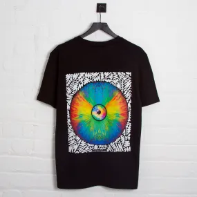 Doodle Vinyl Eye Back Print - Tshirt - Black