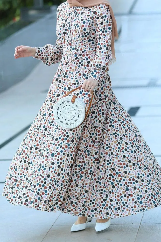 Dotted Delight Maxi Dress