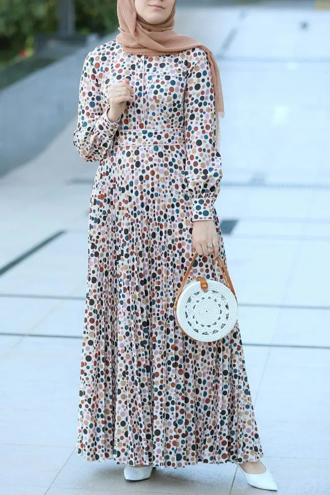 Dotted Delight Maxi Dress