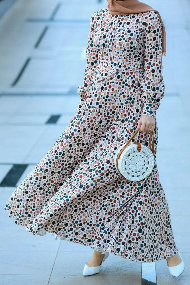 Dotted Delight Maxi Dress