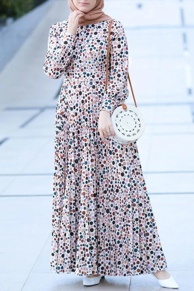 Dotted Delight Maxi Dress