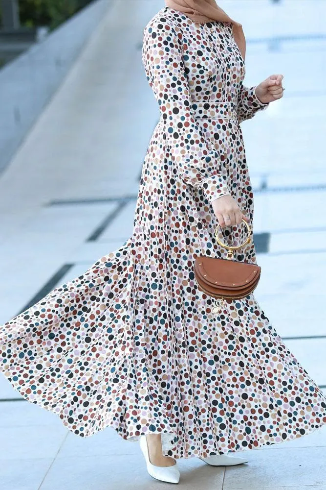 Dotted Delight Maxi Dress