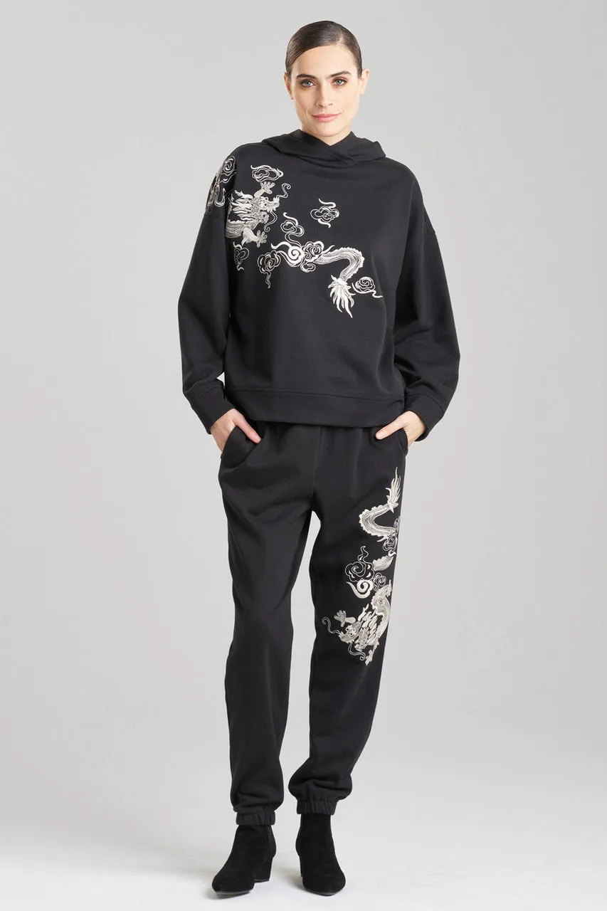 Dragon French Terry Embroidered Unisex Hoodie