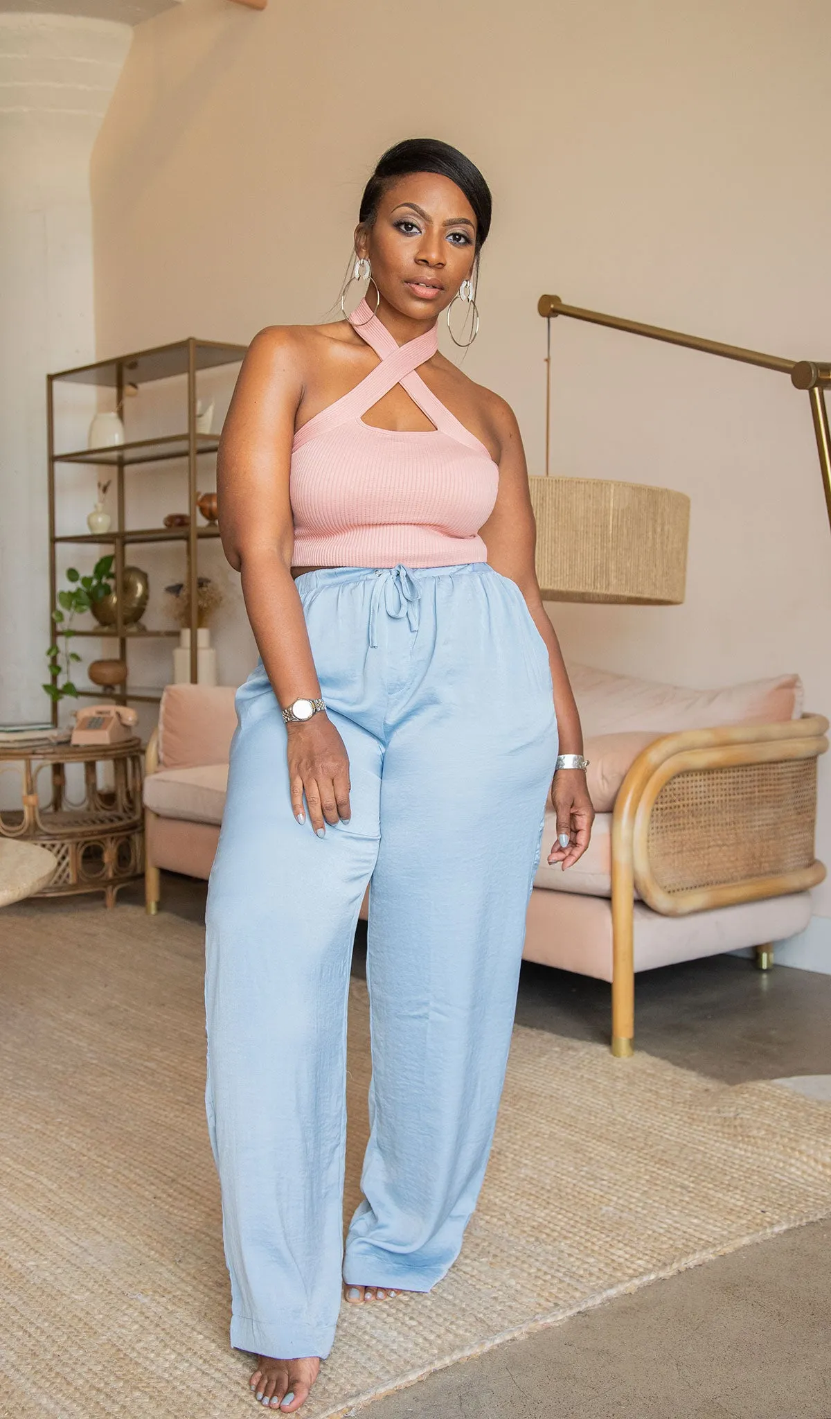 Ease |  Powder blue pants