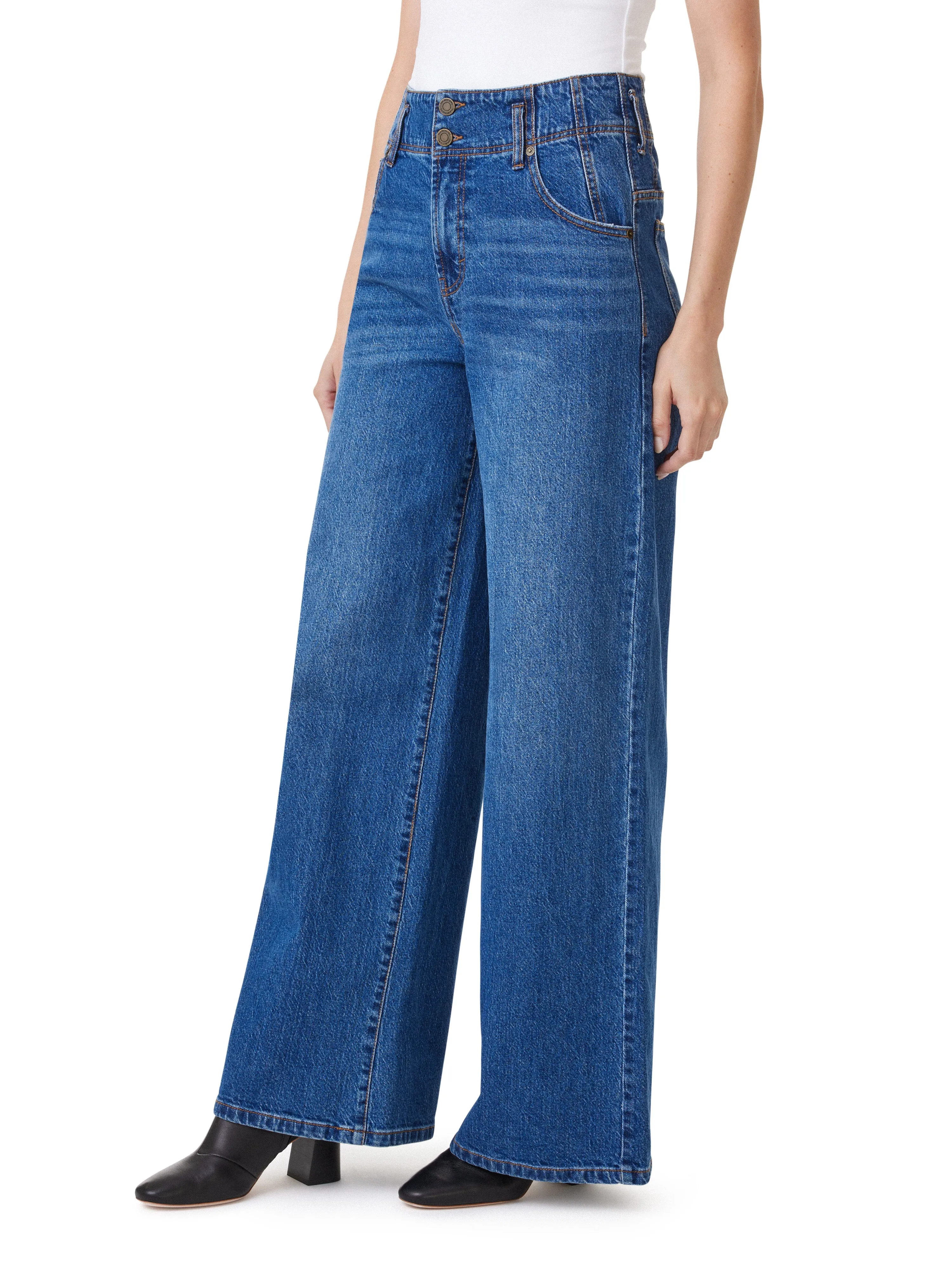 Easton Extended Wide Leg Jeans