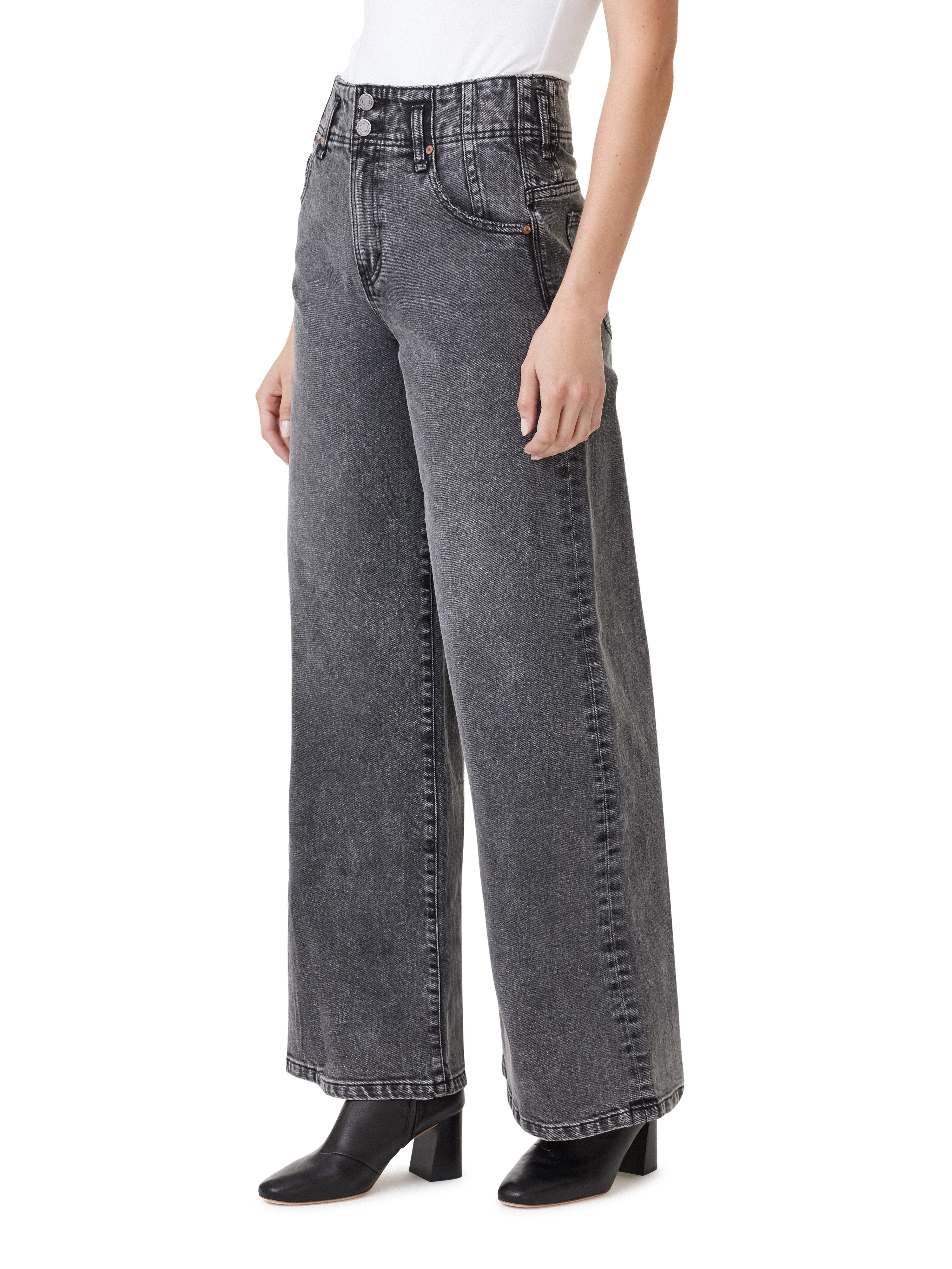 Easton Extended Wide Leg Jeans