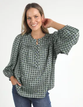 Elm - Tile Geo Print Blouse