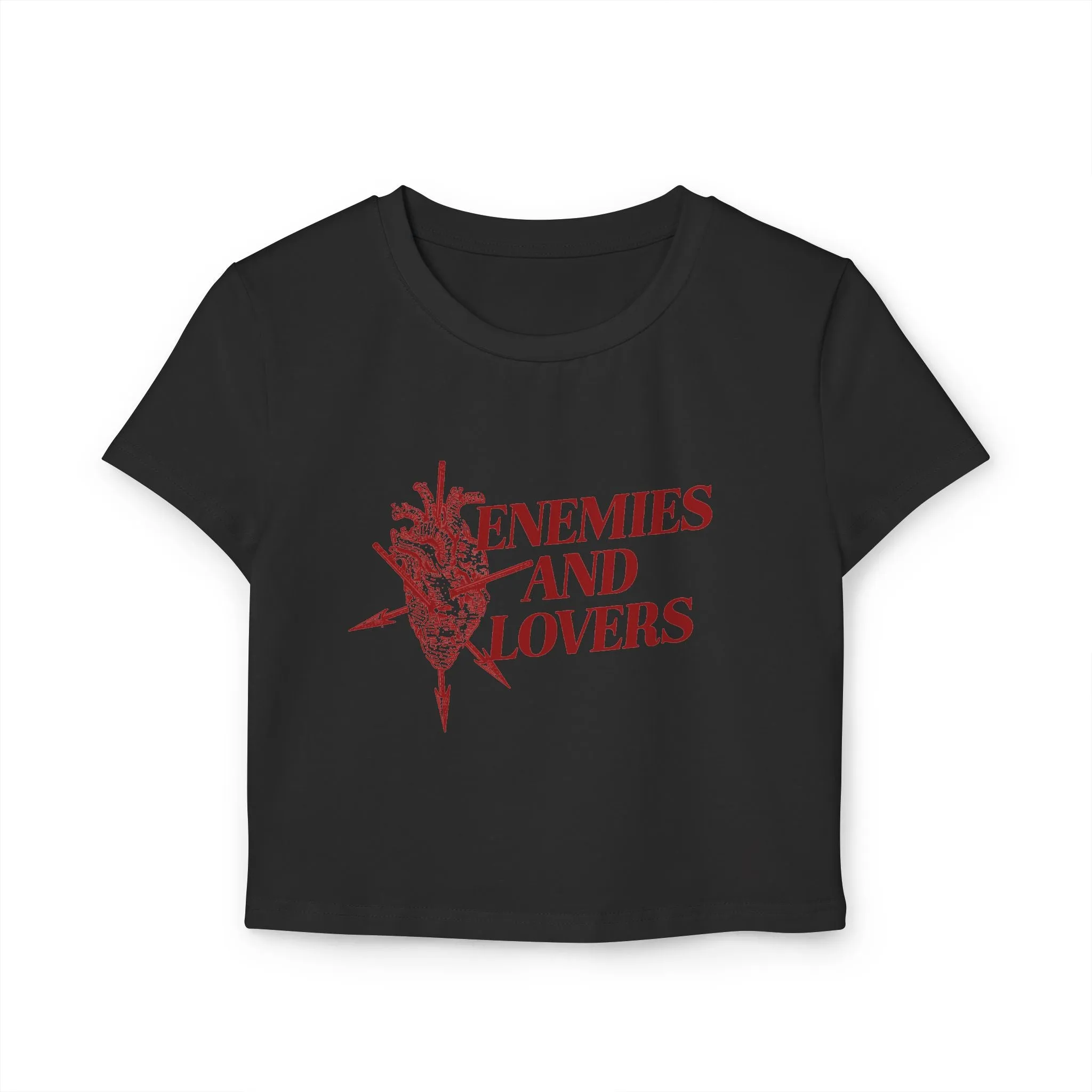 Enemies and Lovers Baby Tee - The Scarlet Letter Collection