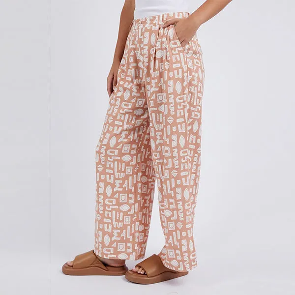 Etched Geo Pant - Etched Geo Print