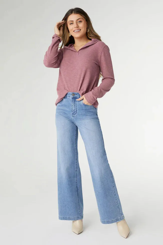 EverStretch Wide Leg Jeans - Light Wash