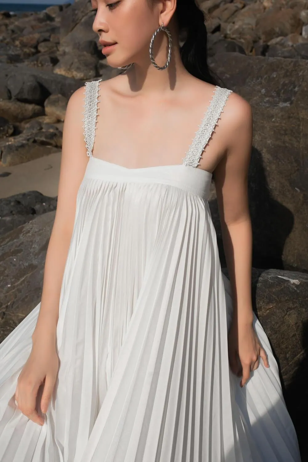 Evoire Pleated Dress