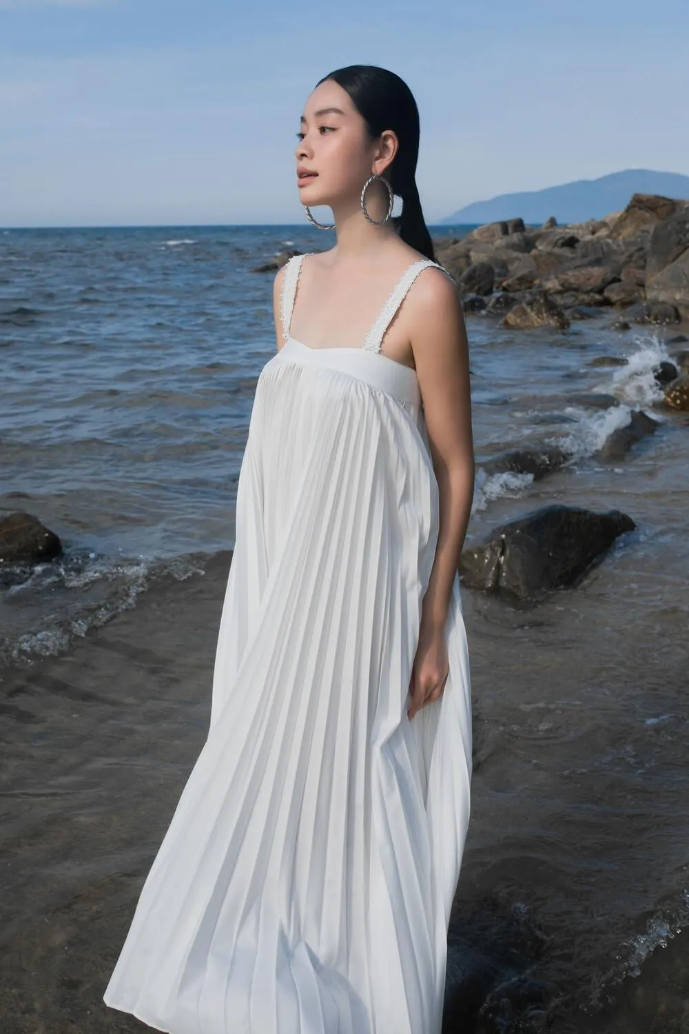 Evoire Pleated Dress