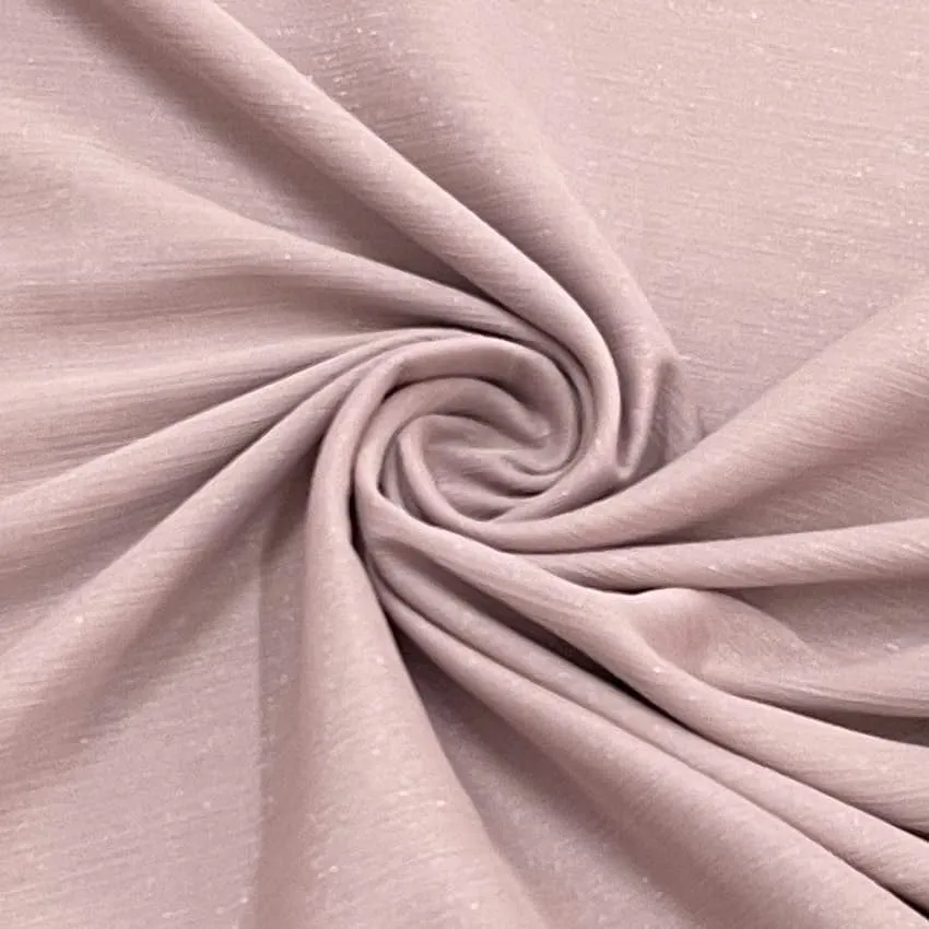 Exclusive Dull Pink Solid Shimmer Chiffon Fabric