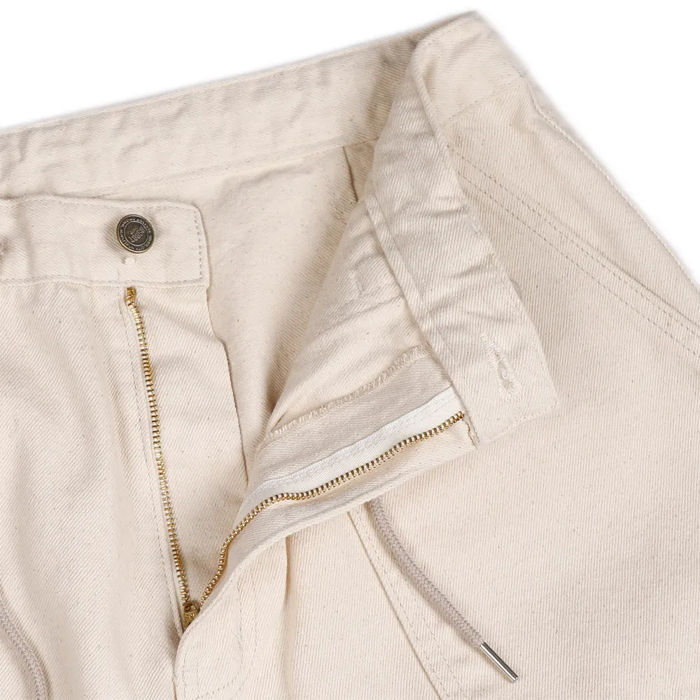 FATIGUE LOOSEFIT DENIM PANTS CREAM