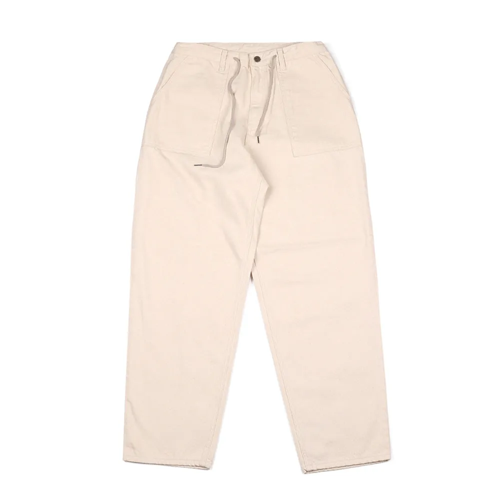 FATIGUE LOOSEFIT DENIM PANTS CREAM