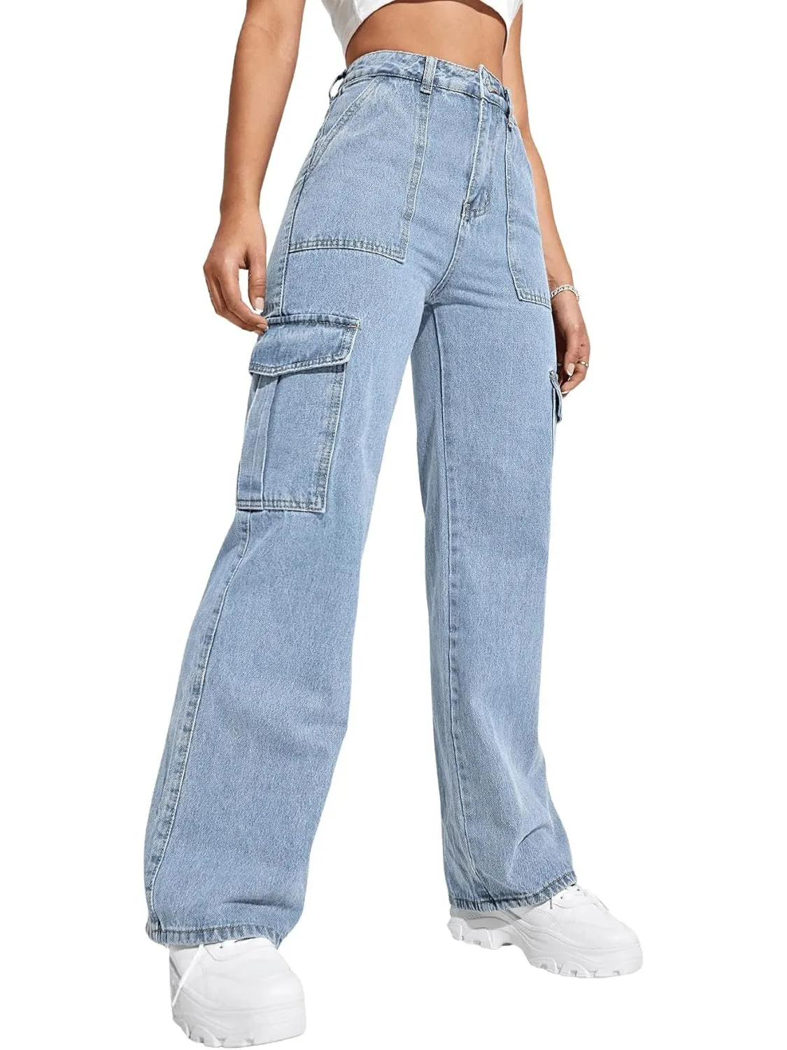 Flap Pocket Denim Jeans