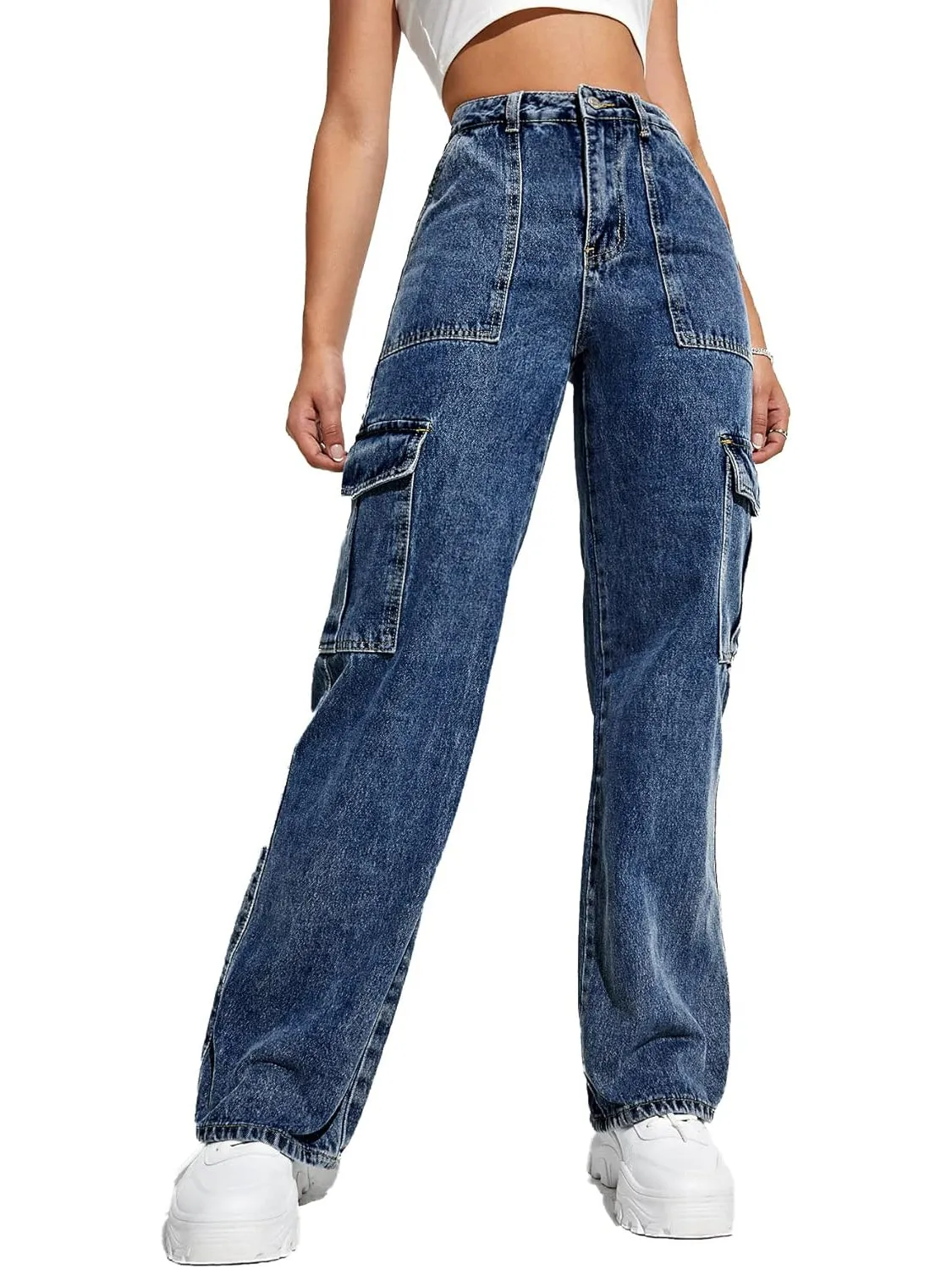 Flap Pocket Denim Jeans