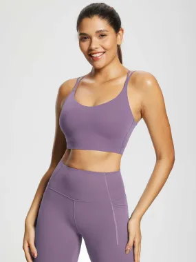 Freeleaf Cross-Strap Low-Impact Sports Bra