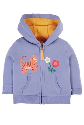 Frugi Carbis Hoodie Grape Tiger