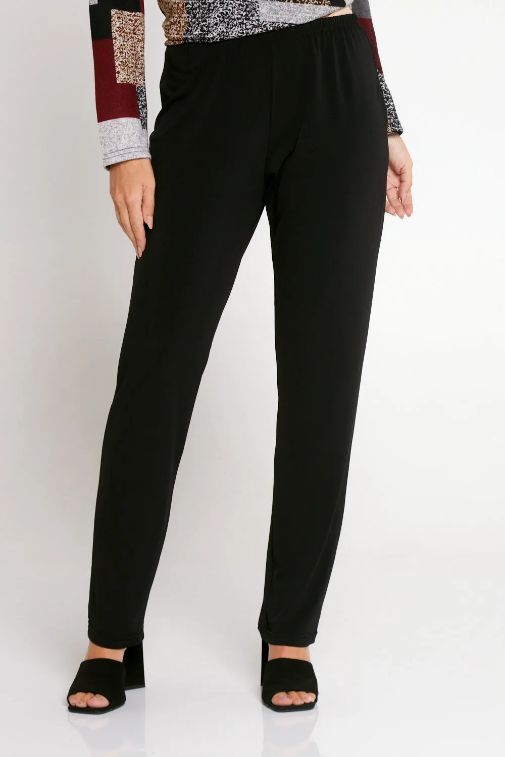 Gianna Lightweight Fleece Pants - Black