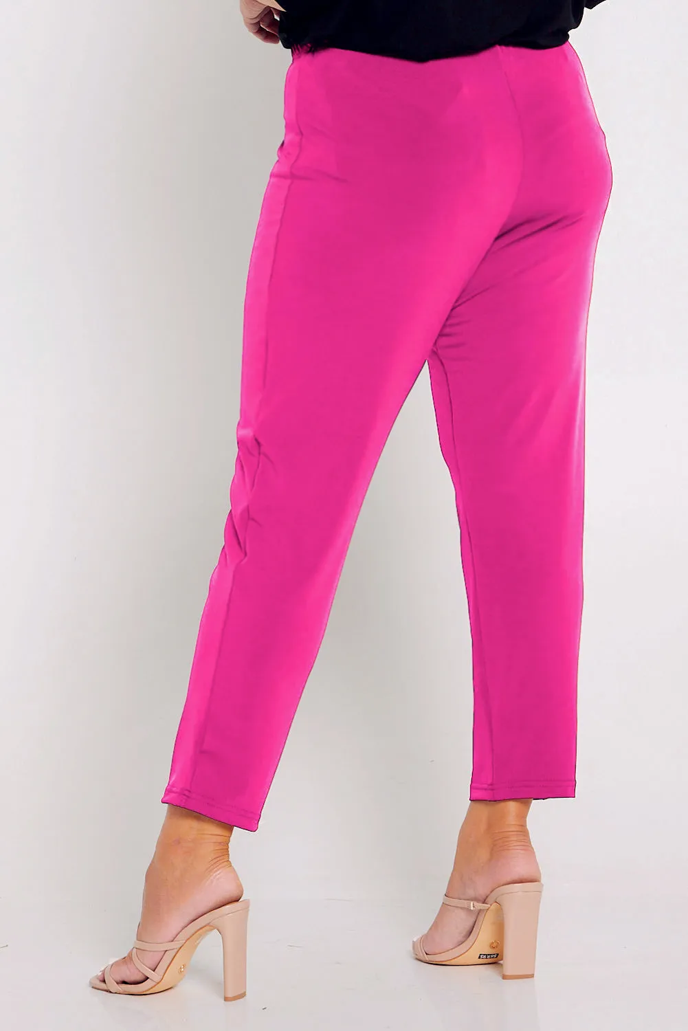 Gianna Pants Petite - Hot Pink