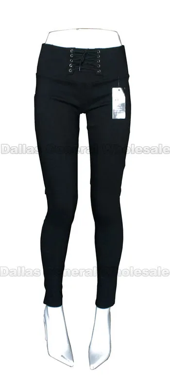 Girls Pull On Skinny Pants Wholesale