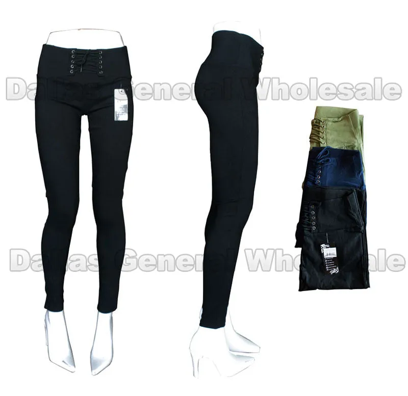 Girls Pull On Skinny Pants Wholesale