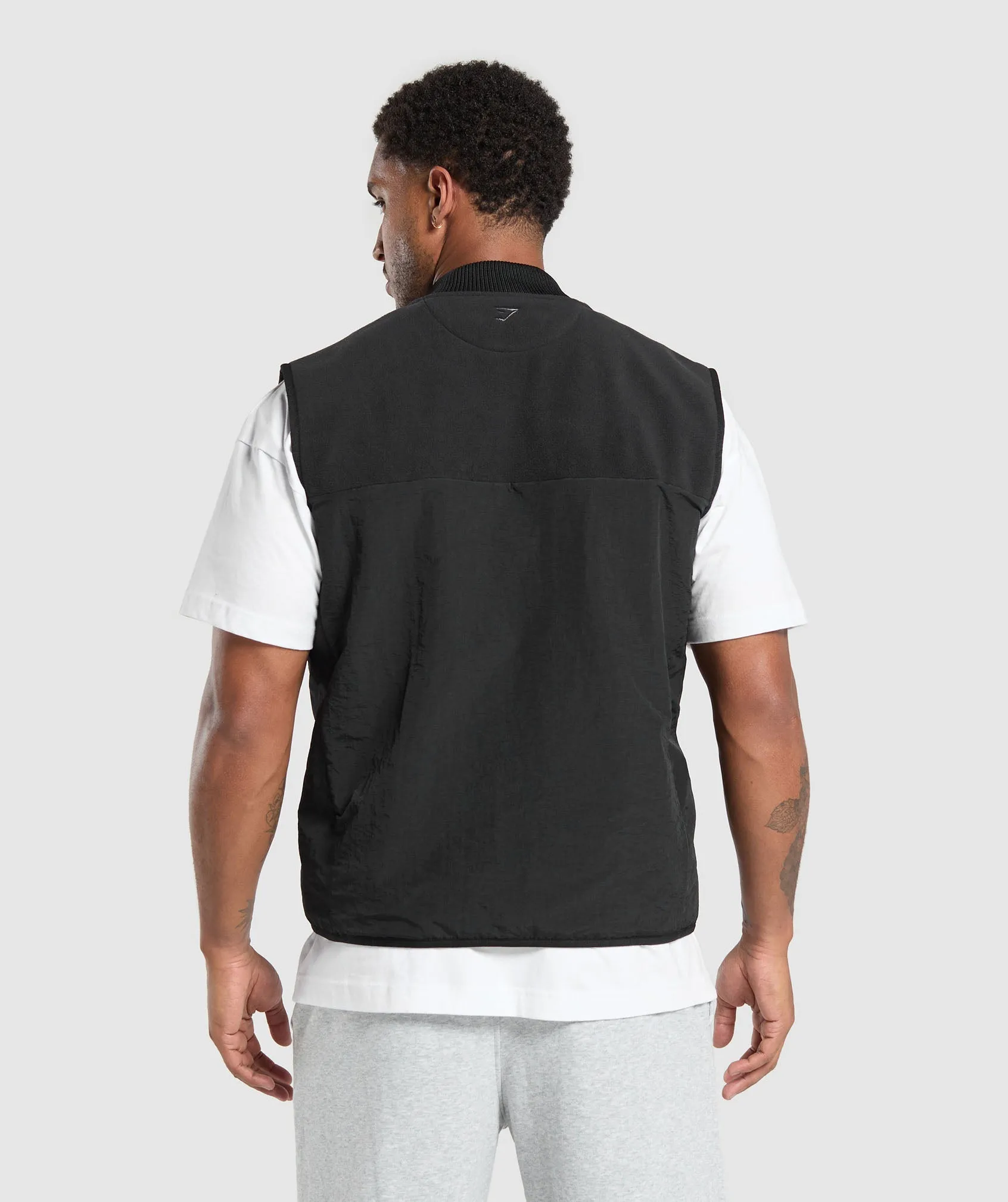 Gymshark Micro Fleece Gilet - Black