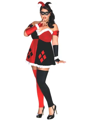 Harley Quinn Plus Size Womens DC Comics Costume