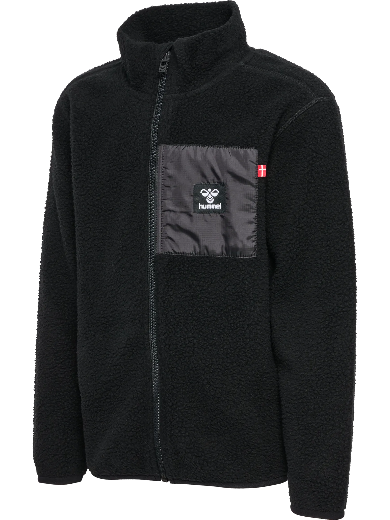 hummel ATLAS FLEECE ZIP JACKET - BLACK