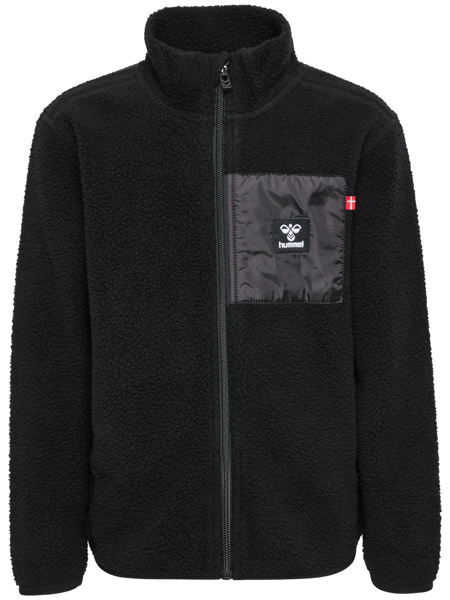 hummel ATLAS FLEECE ZIP JACKET - BLACK