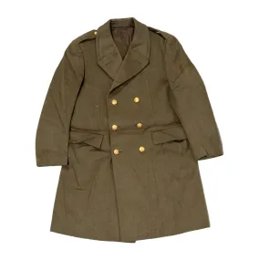 Issued Italian Army Brown Wool Greatcoat