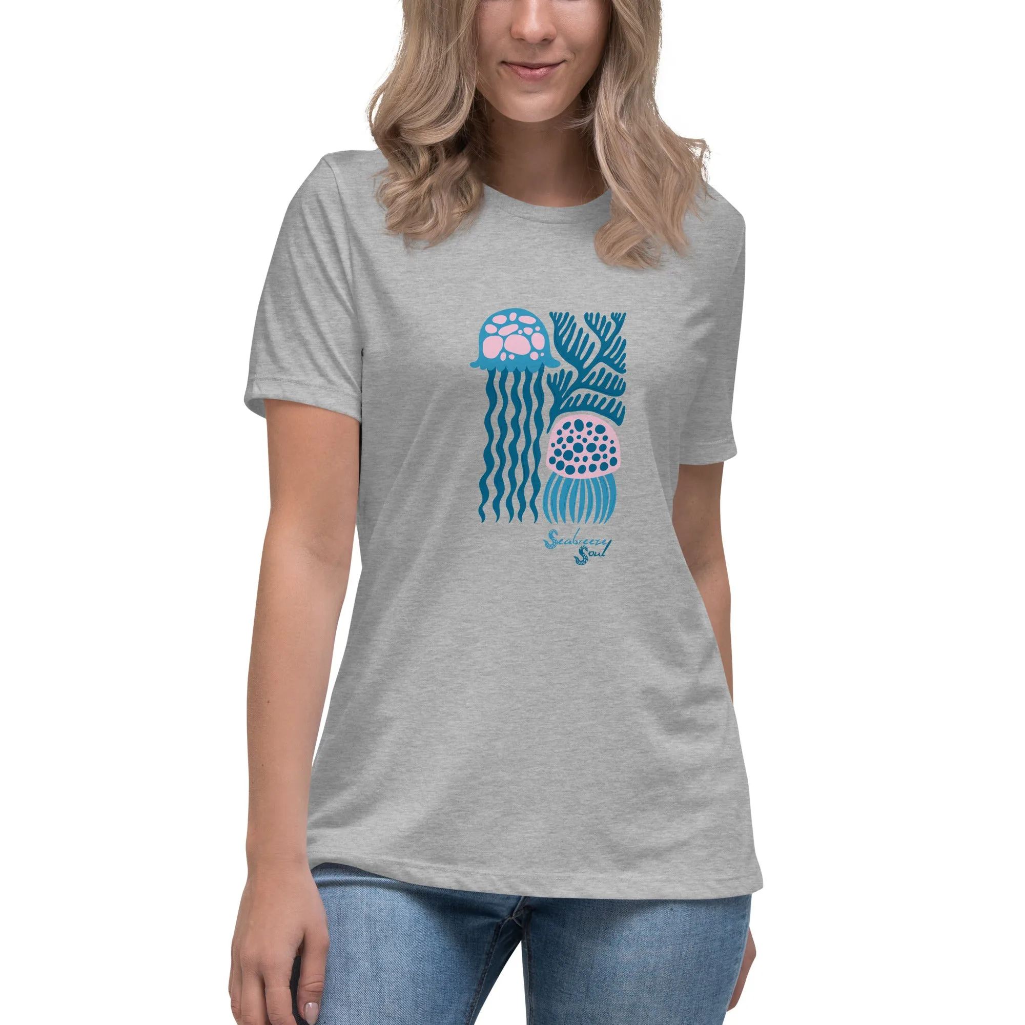 Jiggly Jellies Women's Relaxed Tee ~ Seabreeze Soul