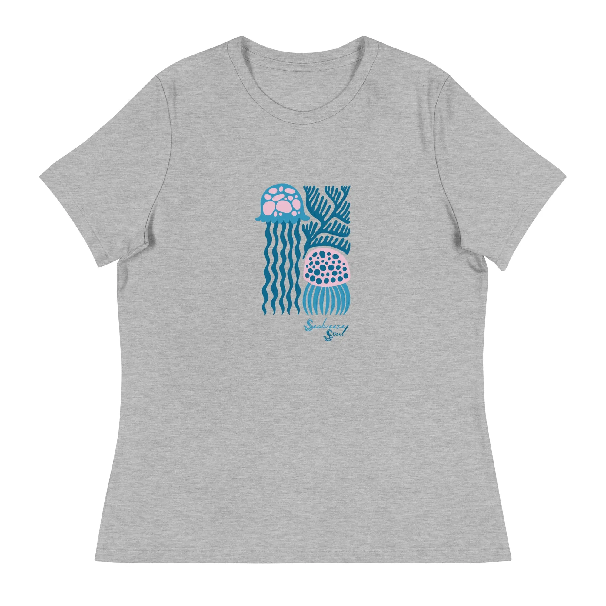 Jiggly Jellies Women's Relaxed Tee ~ Seabreeze Soul