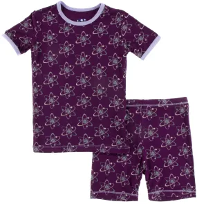 KicKee Pants Wine Grapes Atom S/S Pajama Set with Shorts