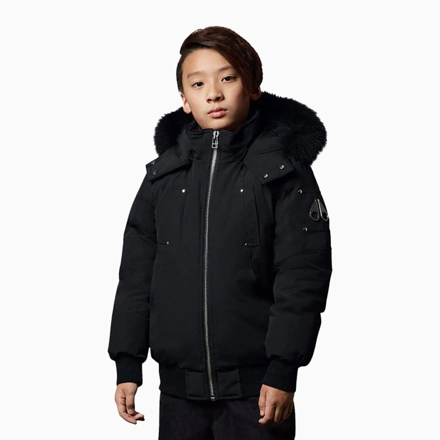 Kid's Bomber Hooded Jacket