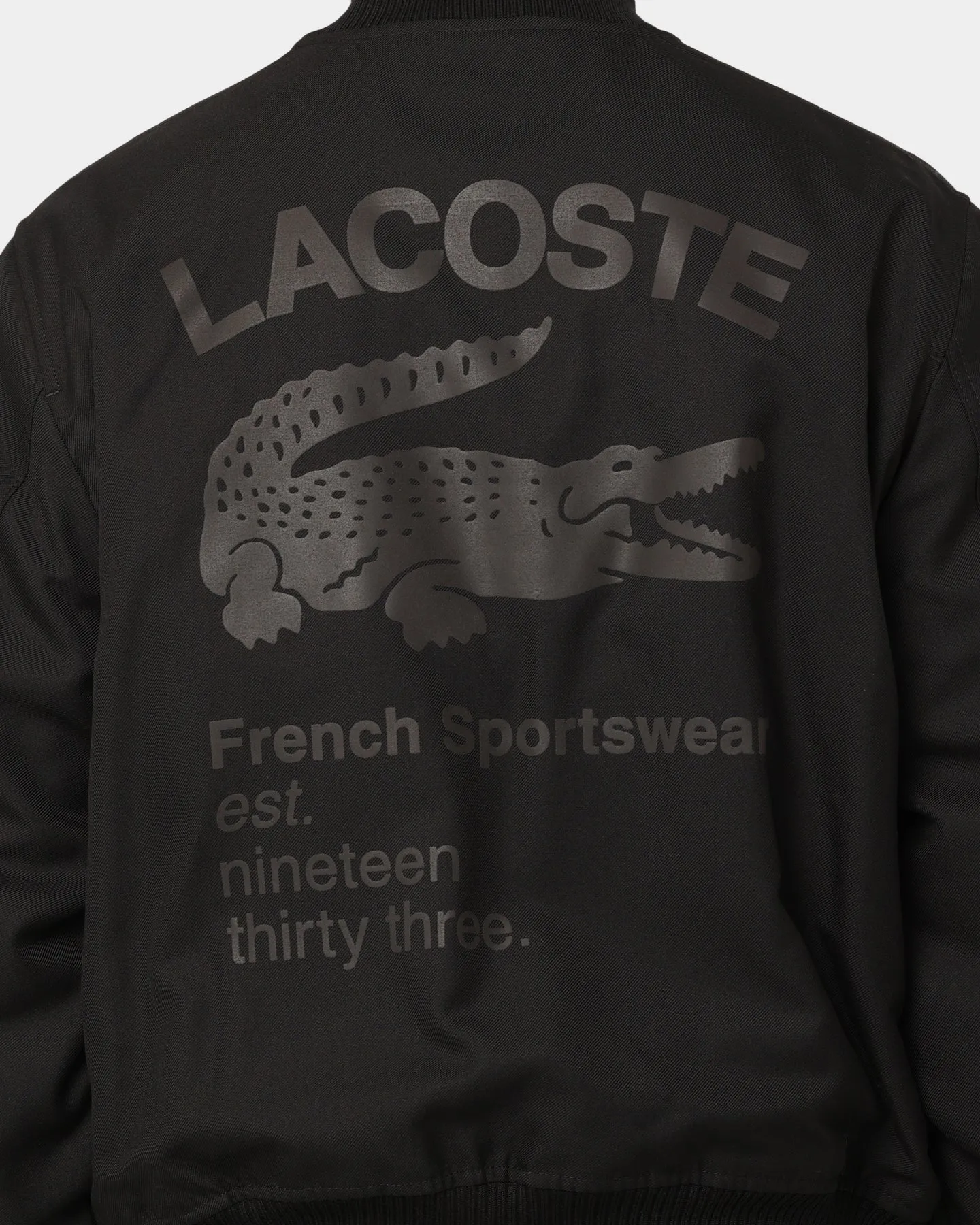 Lacoste Graphic Icons Bomber Jacket Black