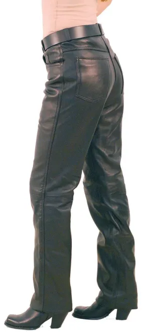 Lambskin Leather Pants for Women #LP591L ()