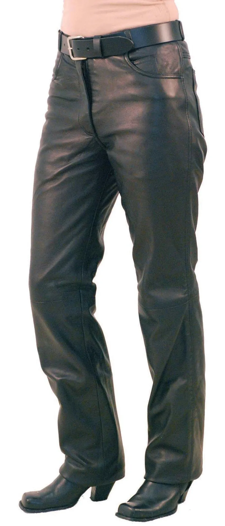 Lambskin Leather Pants for Women #LP591L ()