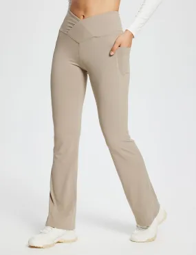 Laureate 29" Crossover High-Rise Flared Pants