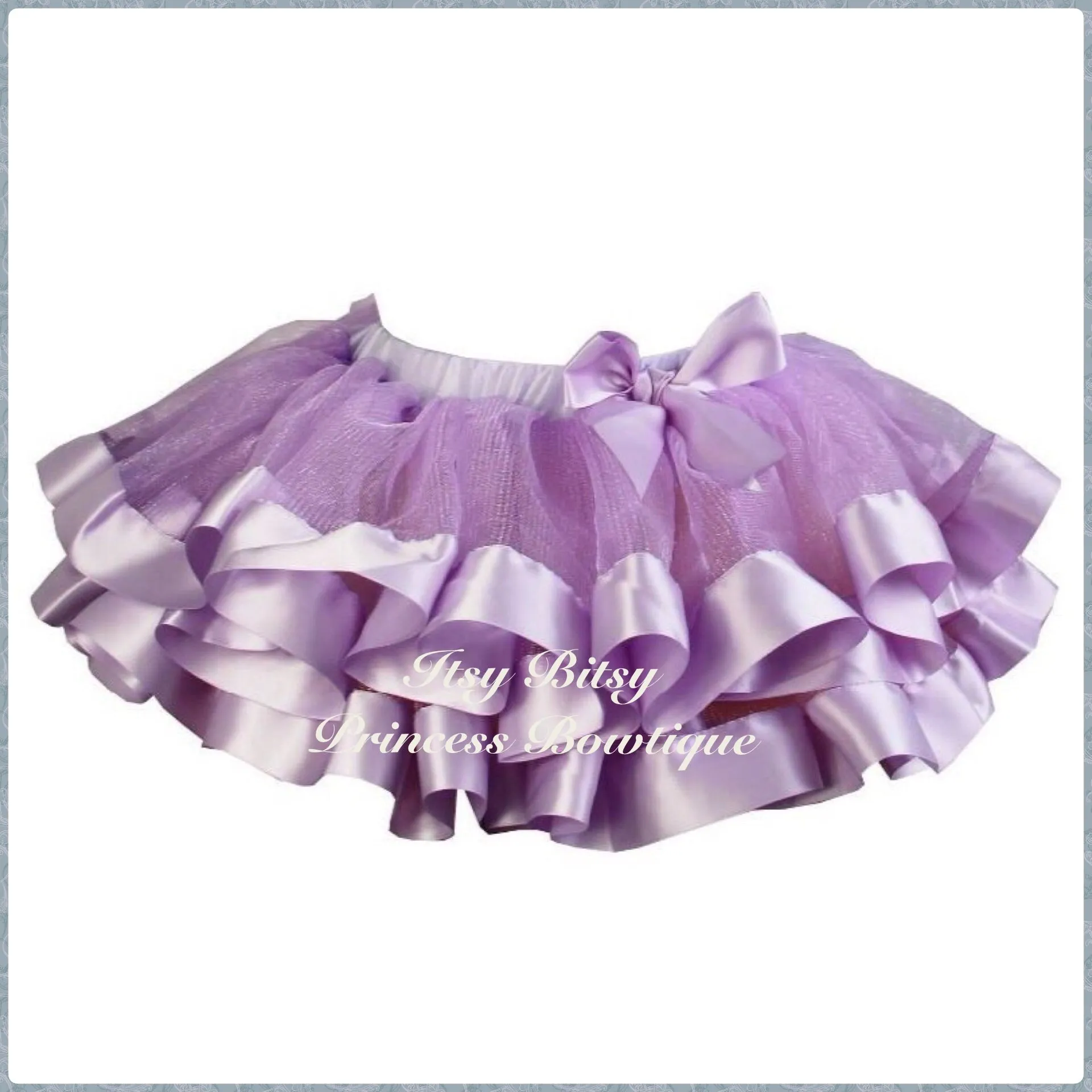 Lavender Satin Trimmed Tutu