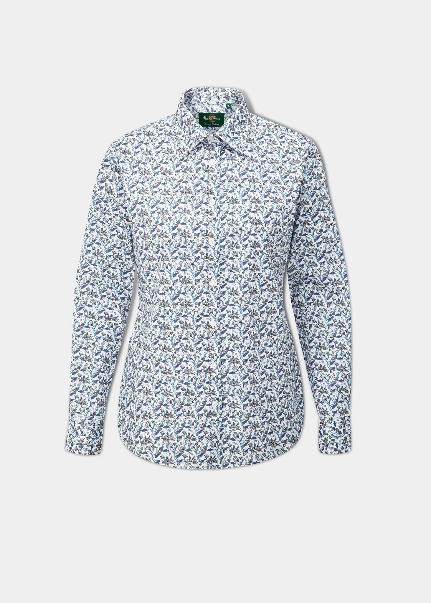 Lawen Ladies Printed Cotton Shirt - Floral Design