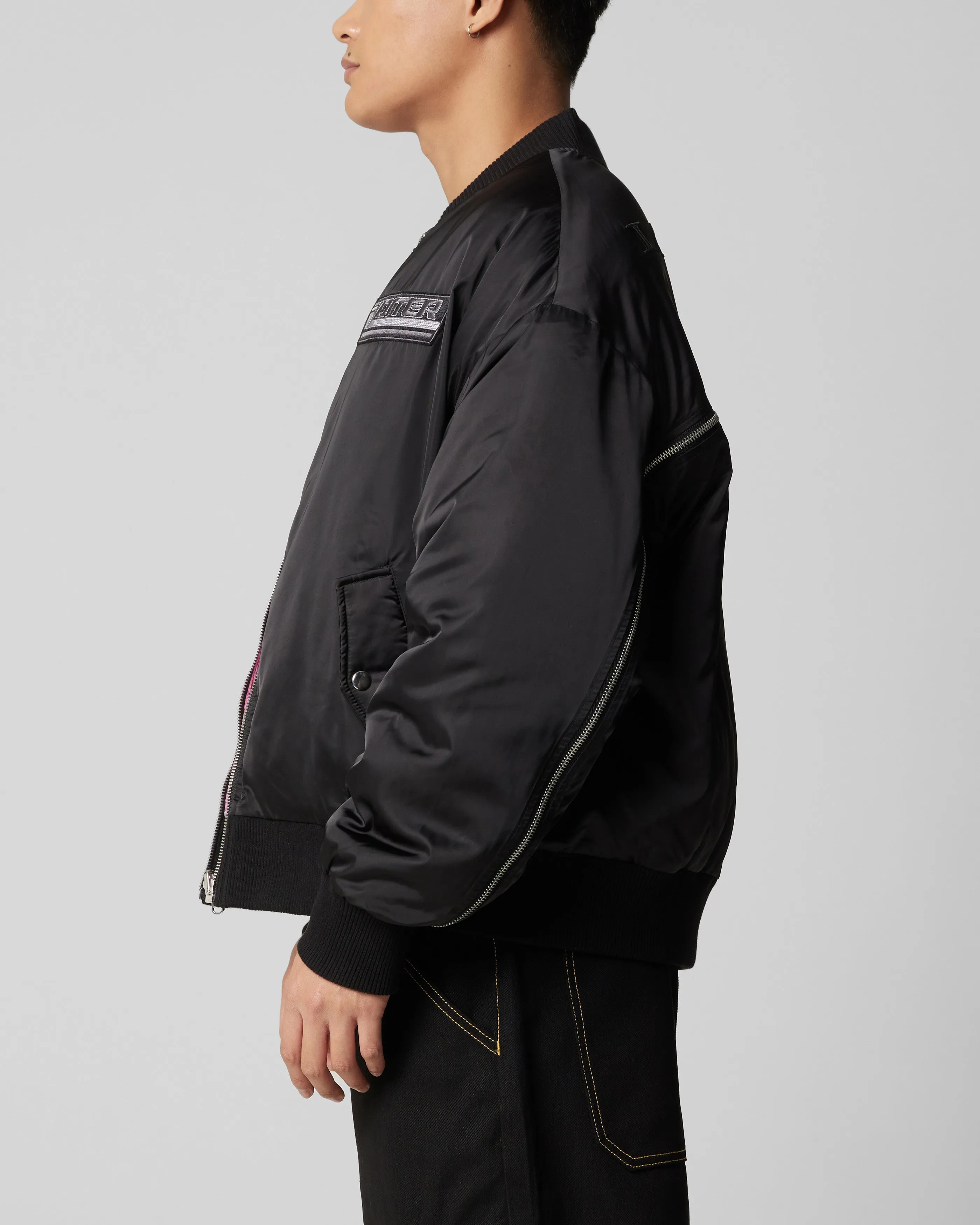 Loiter Hunter Reversible Jacket Black/Pink