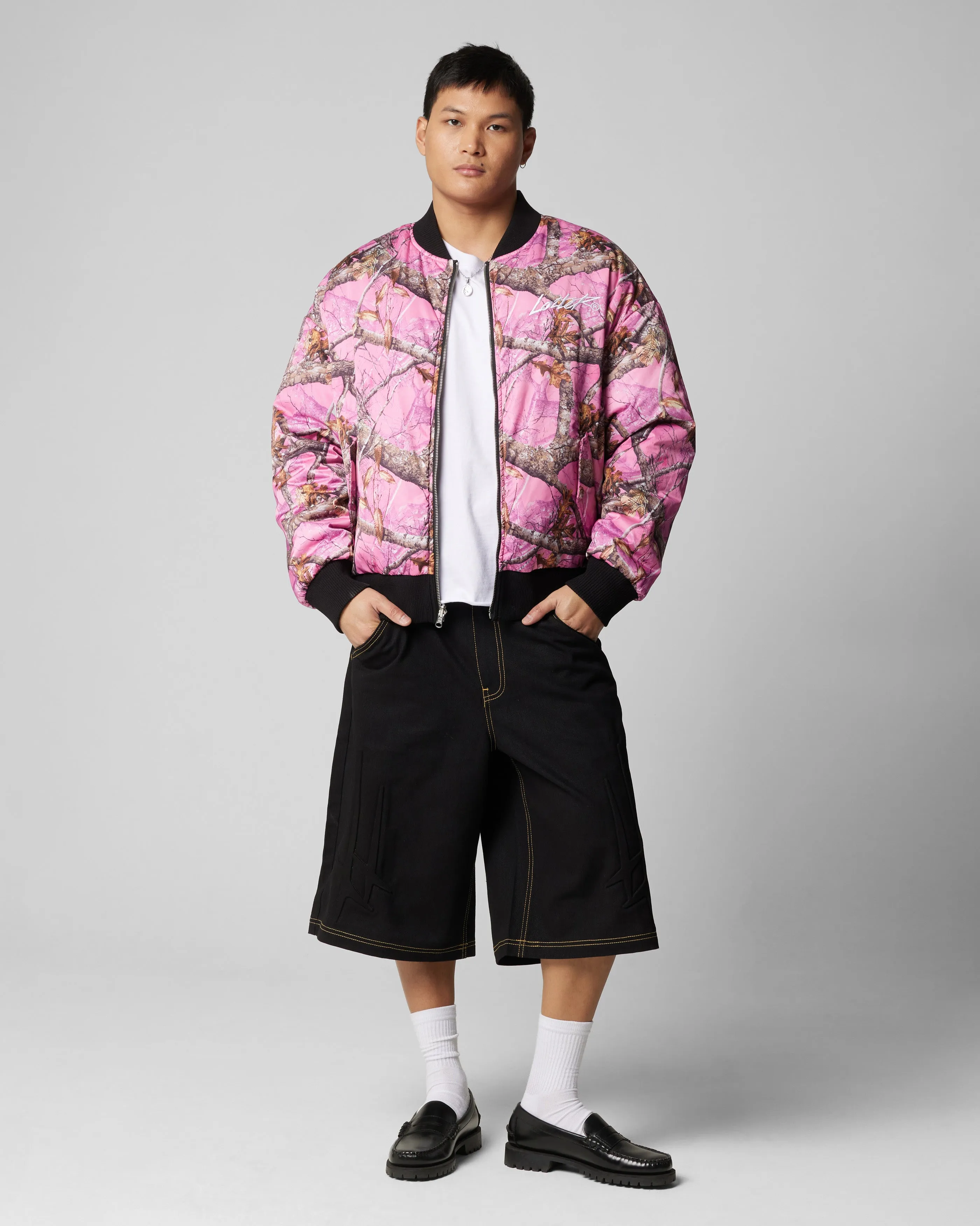 Loiter Hunter Reversible Jacket Black/Pink