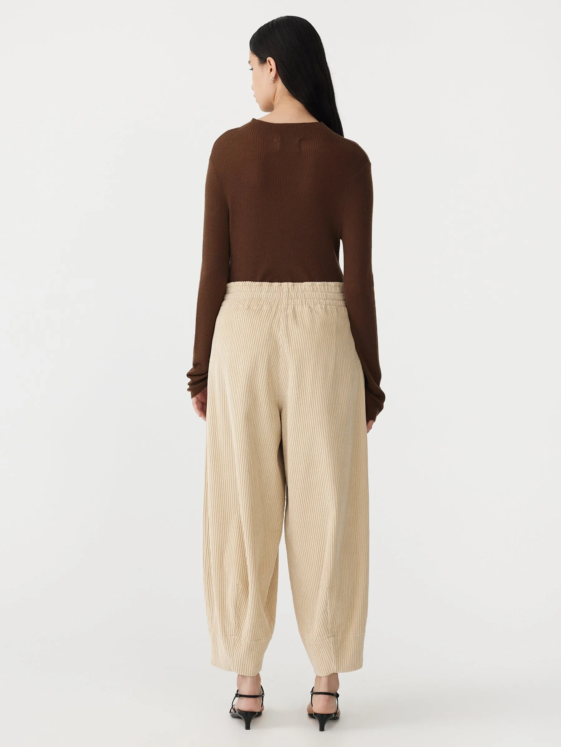 long rise cord pant