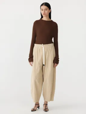 long rise cord pant