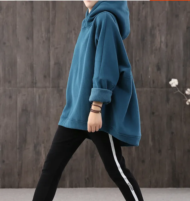 Loose Large pockets Hooded Women Winter Short Oversize Jacket