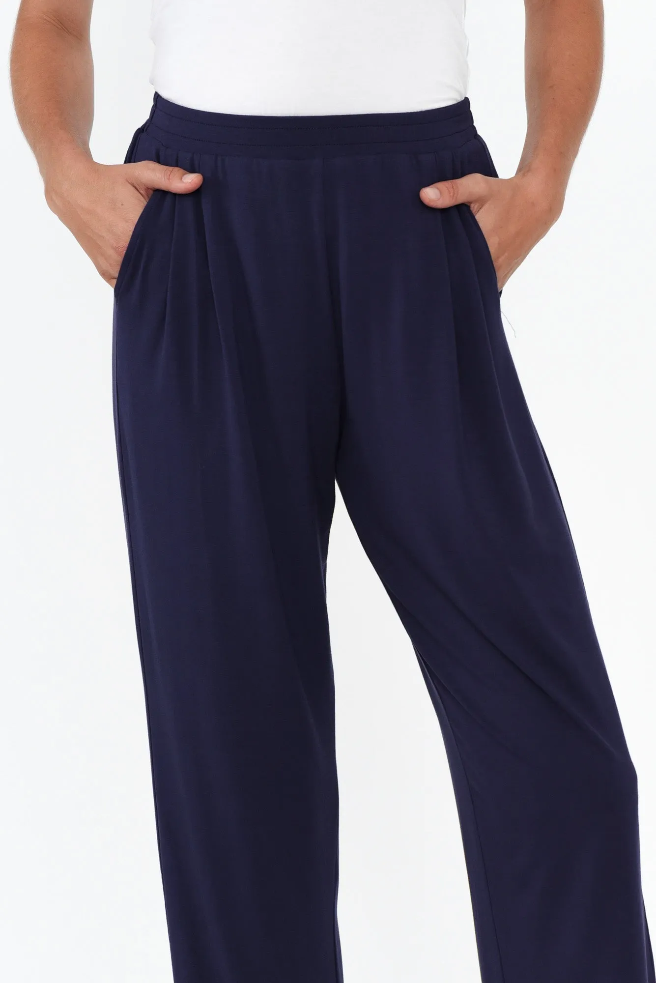 Lopez Navy Pocket Pants