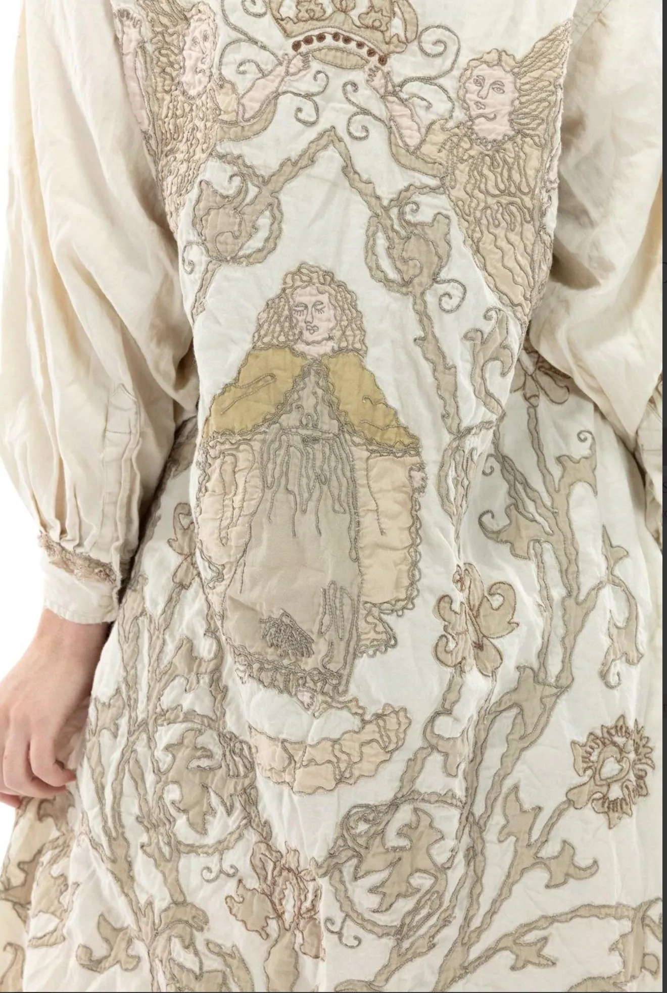 Magnolia Pearl 504 Leola Embroidered Smock Coat