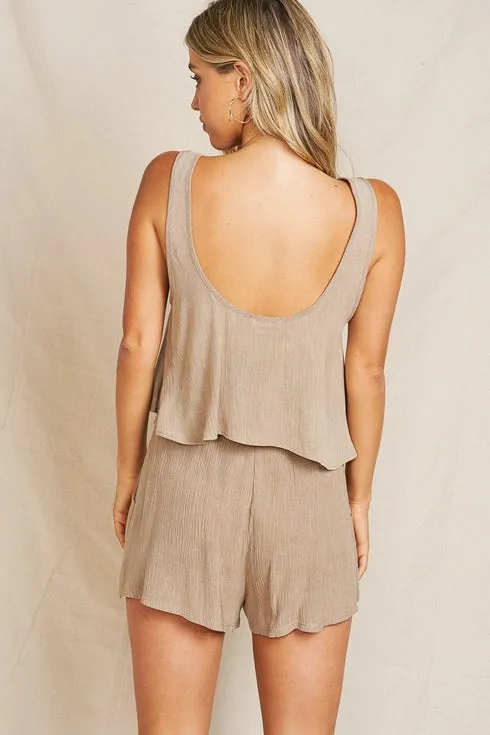 Maronie Lounge Shorts | Tan